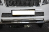 Накладка на решетку в бампер (рамка нерж./заполнение ромбики нерж.) Toyota (тойота) Land Cruiser (круизер) (ленд крузер) Prado J150 (2009-2014) 